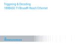 Triggering & decoding 100Base-T1 BroadR-Reach Ethernet  Triggering & decoding 100Base-T1 BroadR-Reach Ethernet