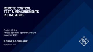 Comment piloter les équipements de mesures ?