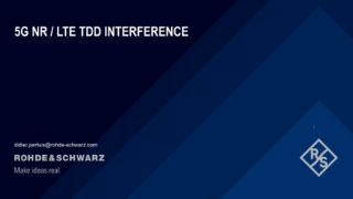 Webinar : Interférences TDD (LTE, 5G)