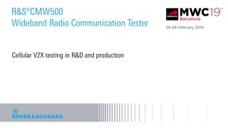 First combined test solution for NB-IoT and Bluetooth presented at GSMA MWC 2019 First combined test solution for NB-IoT and Bluetooth presented at GSMA MWC 2019