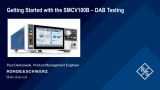 Getting Started with the SMCV100B  Getting Started with the SMCV100B