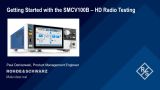 Getting Started with the SMCV100B Getting Started with the SMCV100B