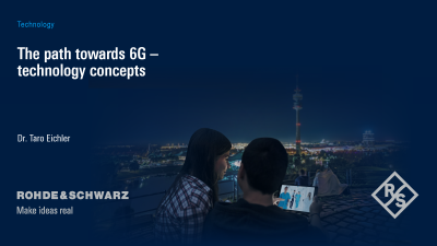 Webinar: The path towards 6G – technology concepts