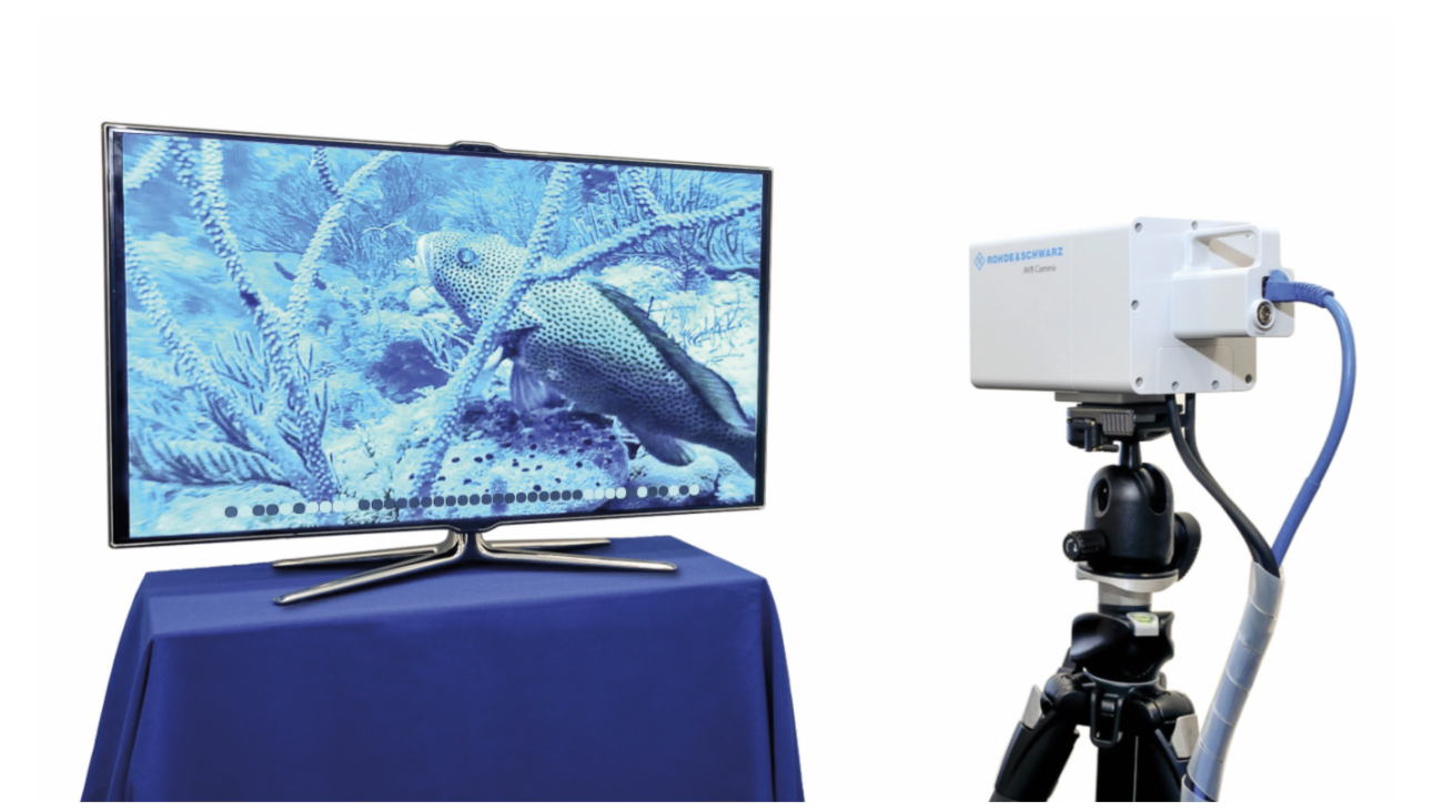 Video quality measurement directly from the TV display. Video quality measurement directly from the TV display.