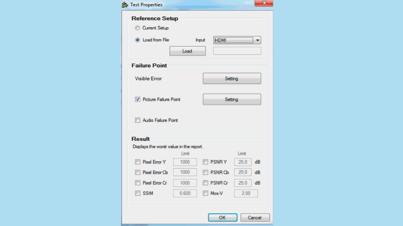 R&S®AVBrun user-interface for configuration setting. R&S®AVBrun user-interface for configuration setting.