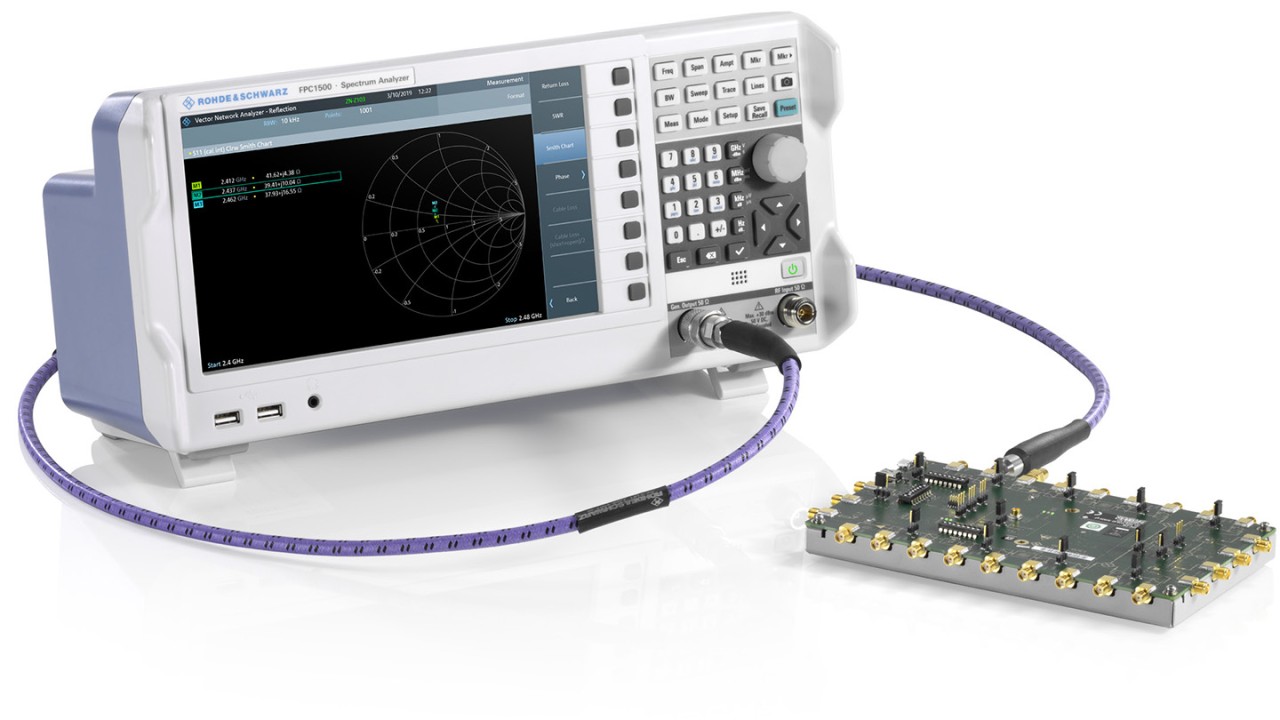 FPC1500 measuring port on RF device