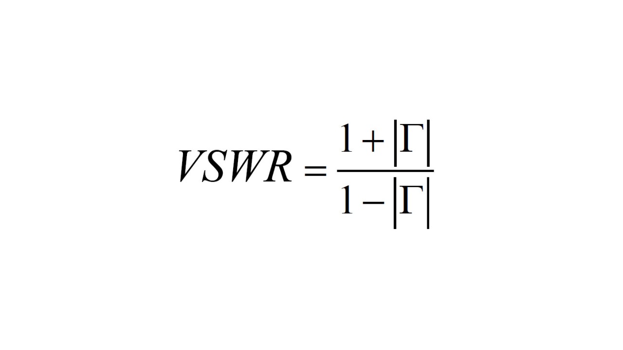 Stehwellenverhältnis (VSWR)