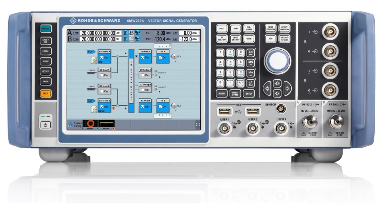 R&S®SMW200A Vektorsignalgenerator.