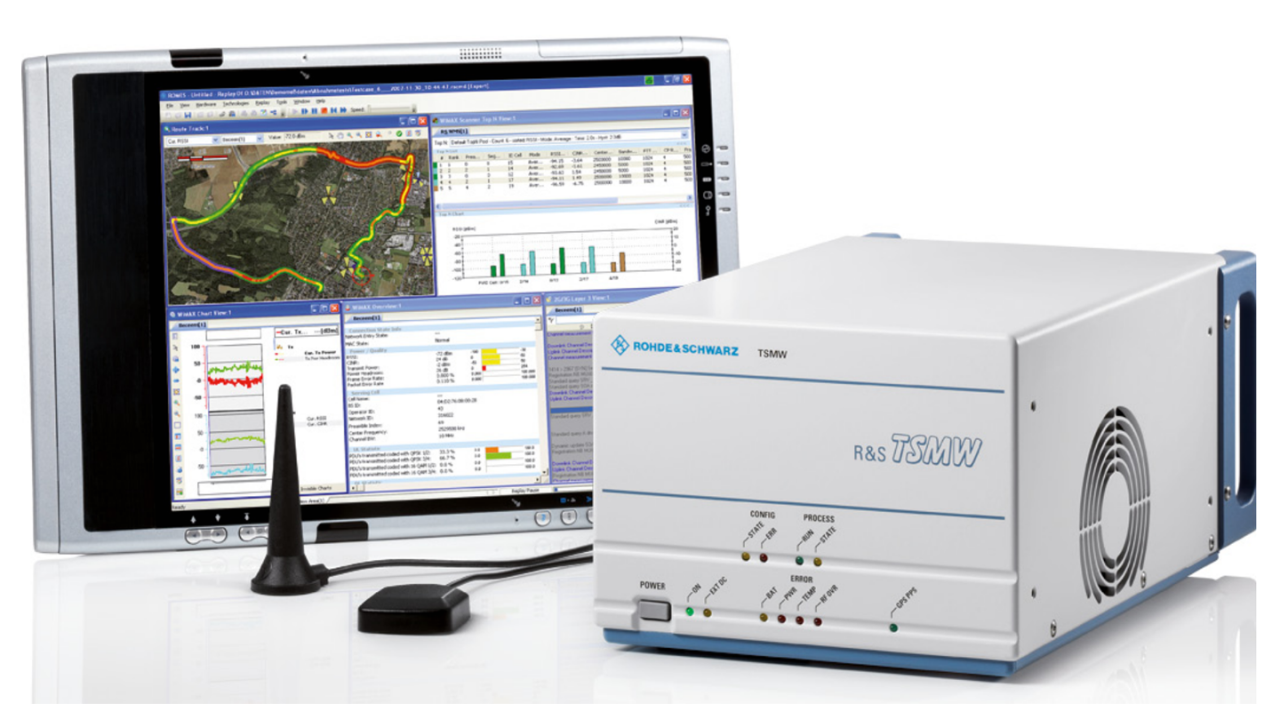 The comprehensive drive test solution from Rohde&Schwarz supports all major cellular standards