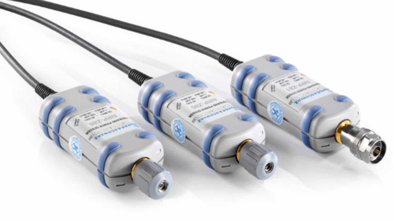 The NRP-Z8x wideband power sensors analyze radar signals with high time resolution up to 44 GHz.