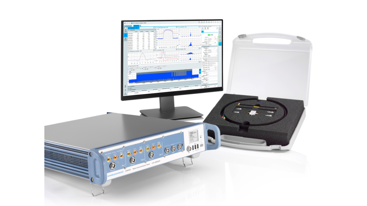 Rohde & Schwarz test solution for accurate UWB device testing.