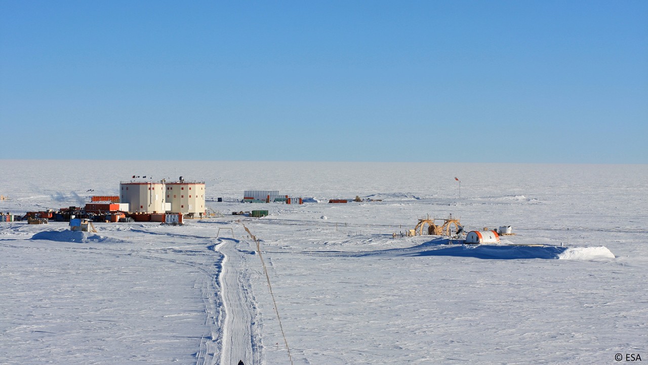 The Italian-French Concordia Research Station has been manned year-round since 2005.