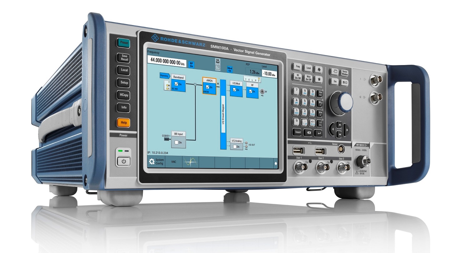 R&S SMM100A vector signal generator redefines midrange signal