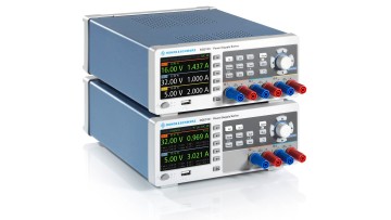 The new power supply series consists of the R&S NGE102B with two channels and the R&S NGE103B with three channels.