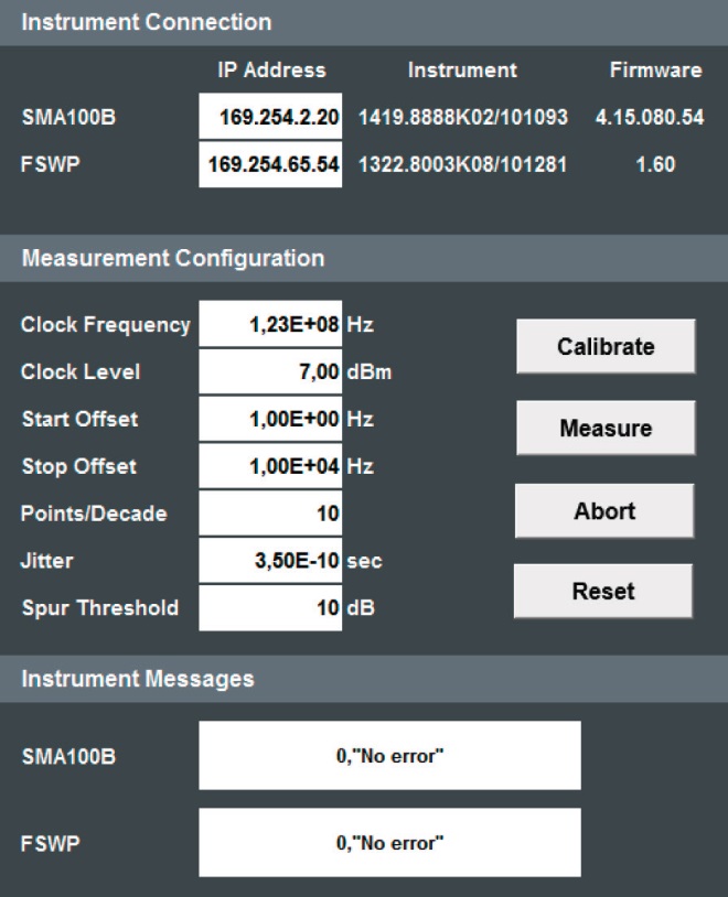 Misura automatizzata della funzione di trasferimento del jitter Misura automatizzata della funzione di trasferimento del jitter