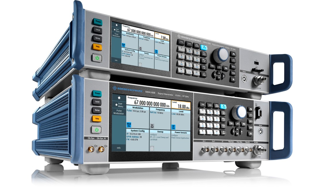 Generador de señales de RF y microondas R&S®SMA100B Rohde & Schwarz