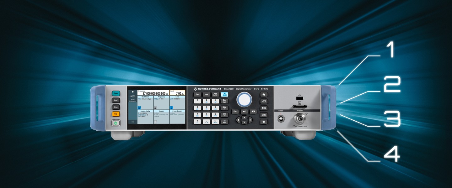 SMA100B RF and microwave signal generator Rohde & Schwarz