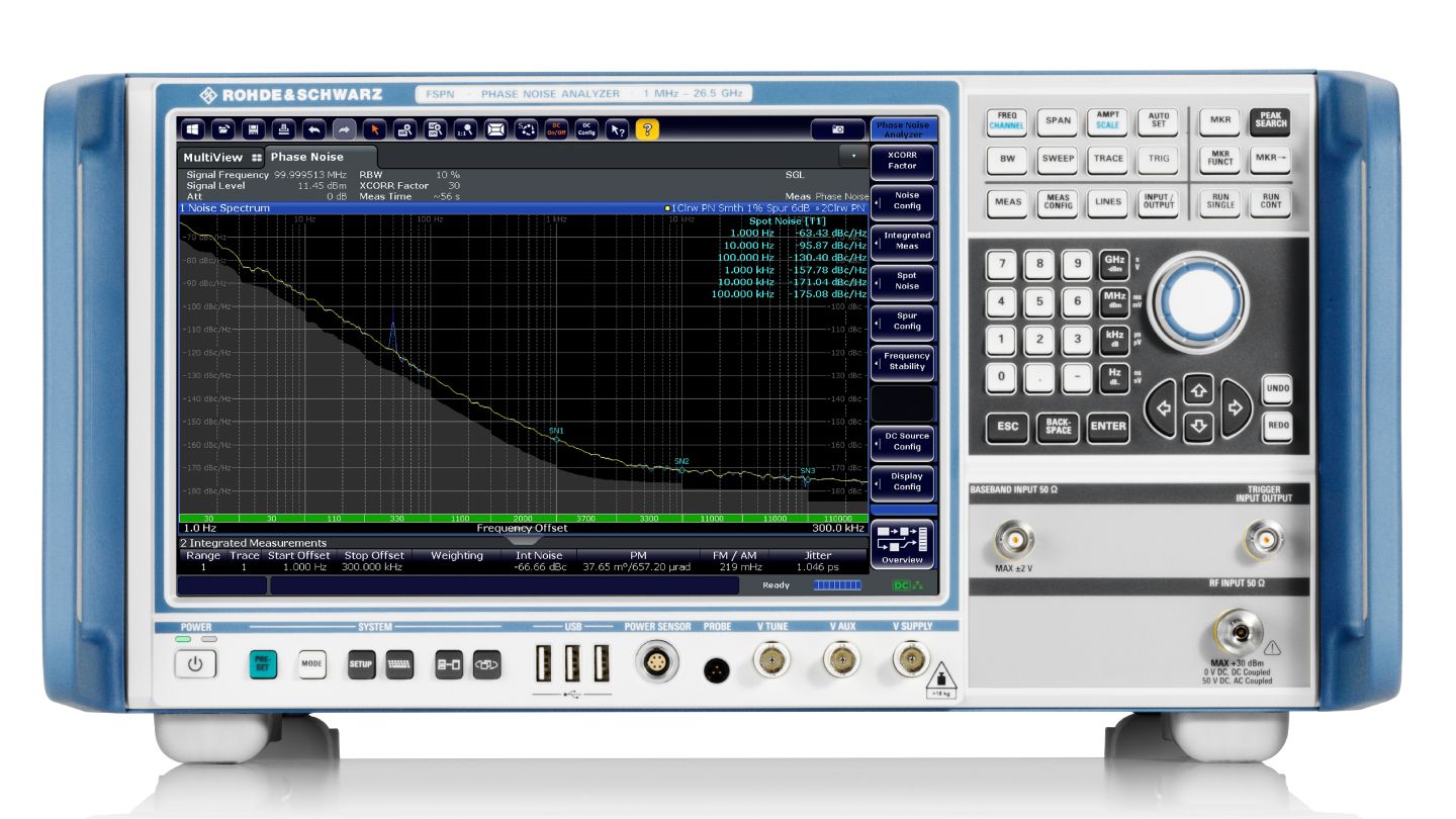 R&S®FSPN Phase noise analyzer and VCO tester