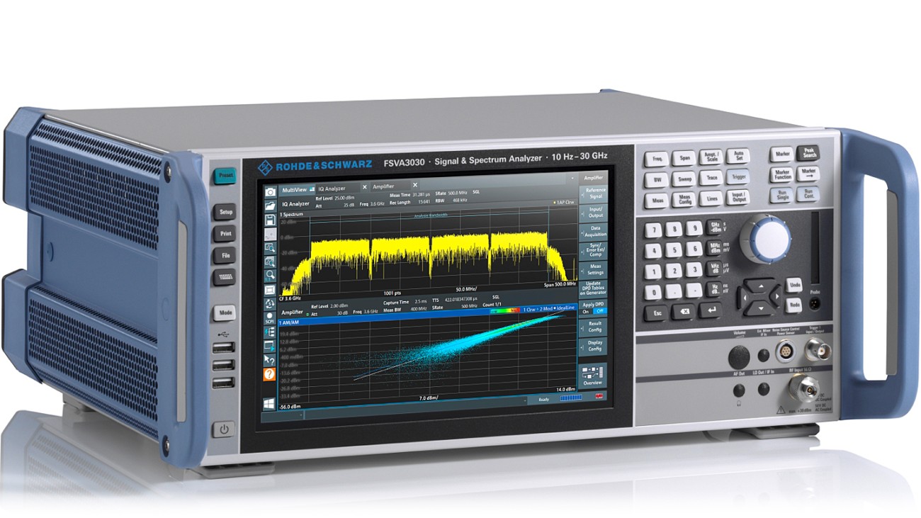 R&S®FSVA3000 signal and spectrum analyzer Rohde & Schwarz