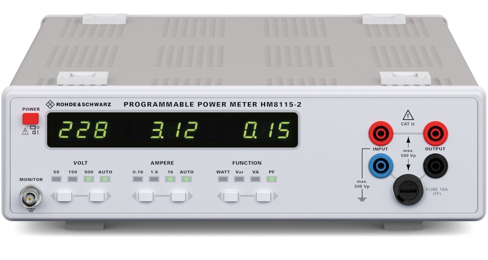 R&S®HM81152 8 kW Power Meter User Manual Rohde & Schwarz