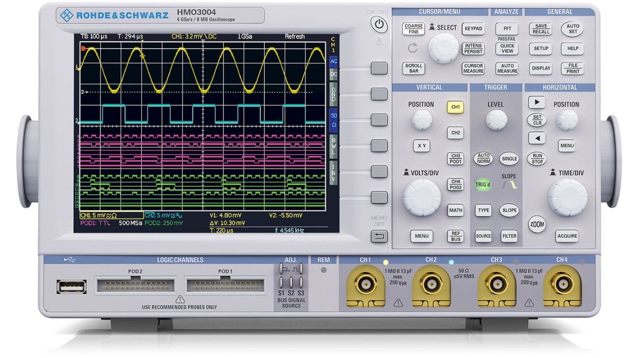 HMO3000 Series mixed signal oscilloscope HMO3000 Series mixed signal oscilloscope