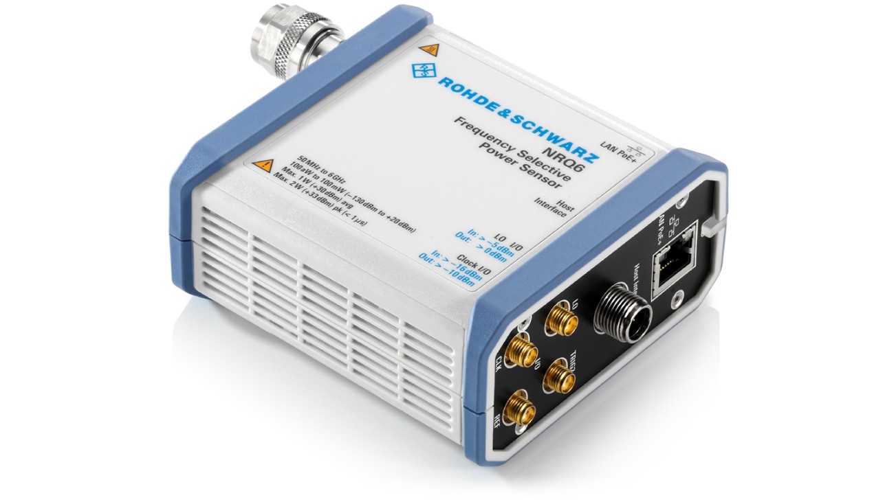 R&S®NRQ6 Frequency selective power sensor Rohde & Schwarz