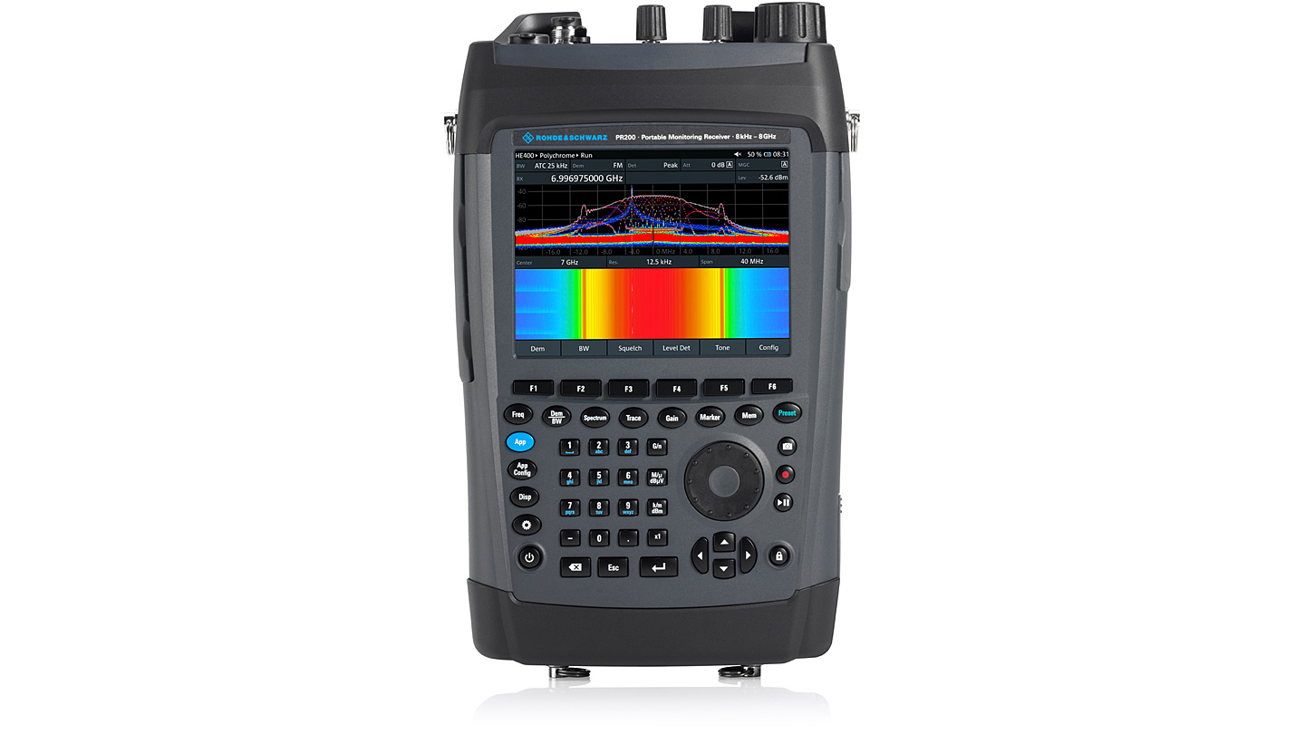 R&S®PR200 - Portable Monitoring Receiver R&S®PR200 - Portable Monitoring Receiver