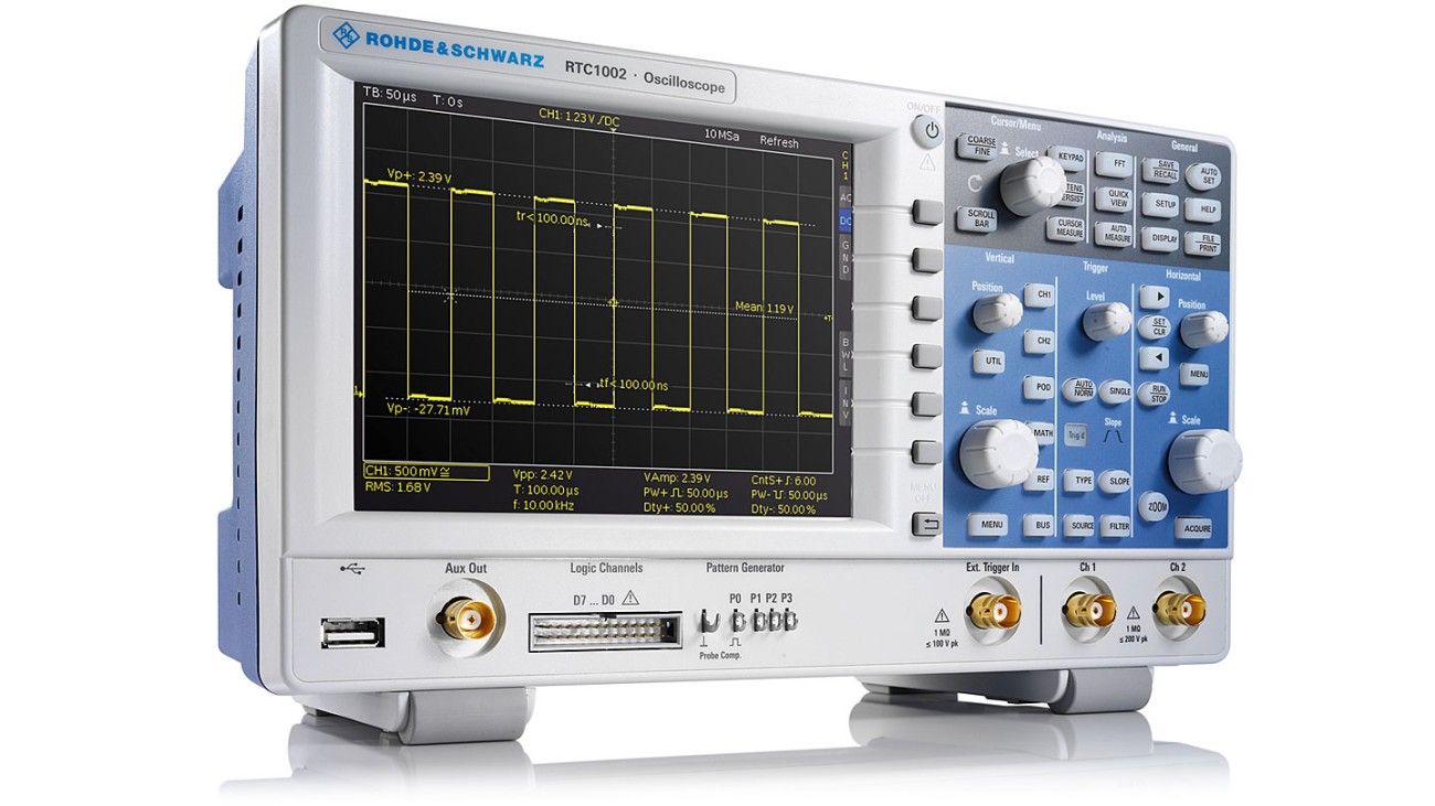 R&S®RTC1000 oscilloscope  Rohde & Schwarz