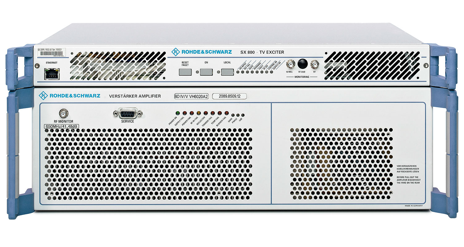 Rohde & Schwarz SX 800 TV excitador P/N 2095.1502.71 