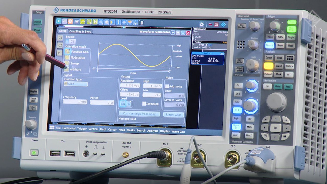 Integrated arbitrary waveform generator | Rohde & Schwarz