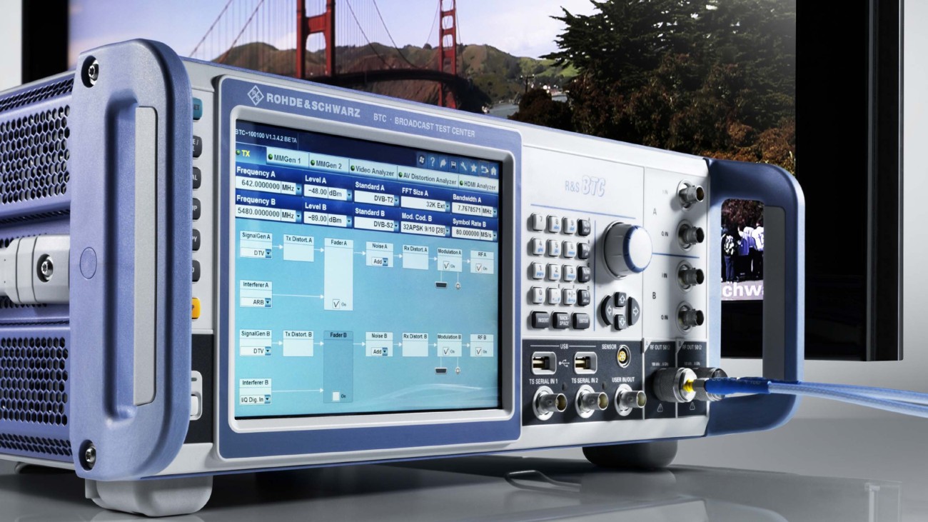 R&S BTC broadcast test center R&S BTC broadcast test center