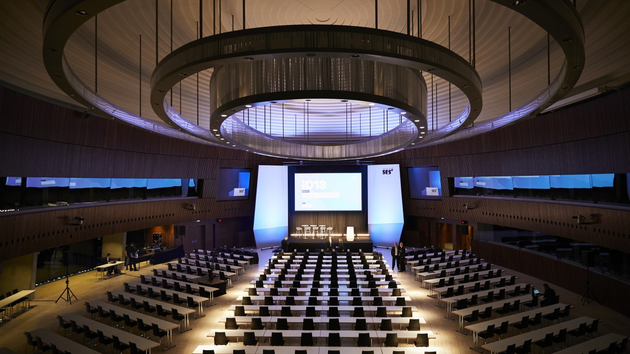 SES 8K broadcast at SES Industry Days in May 2018 SES 8K broadcast at SES Industry Days in May 2018