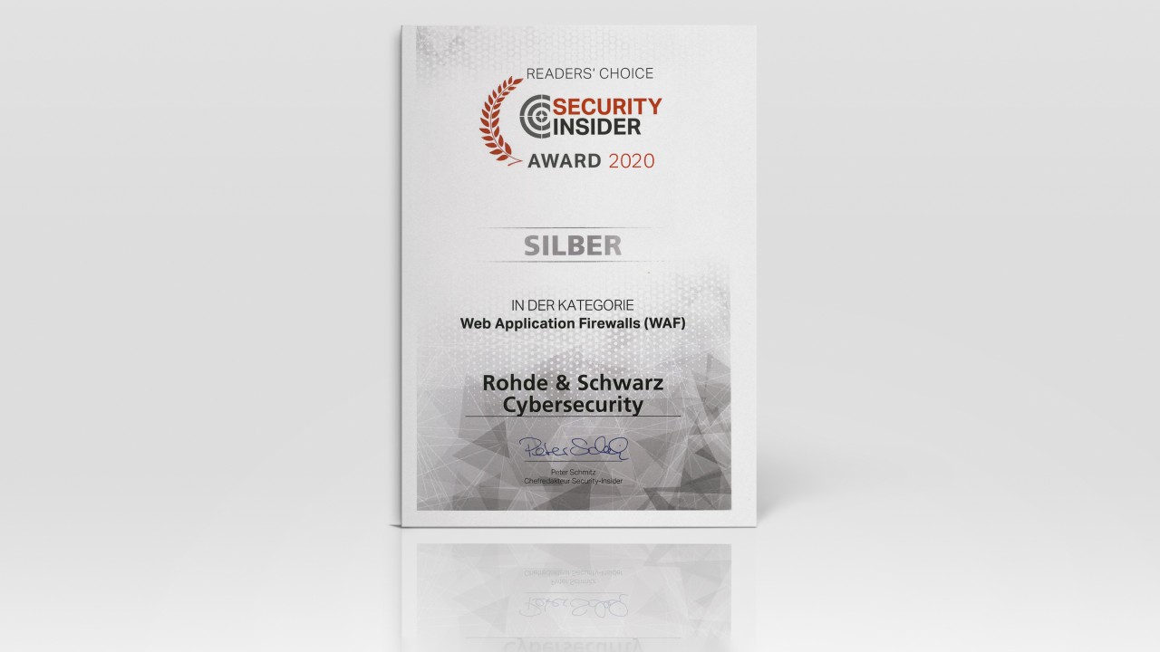 Security Insider Award 2020 Security Insider Award 2020