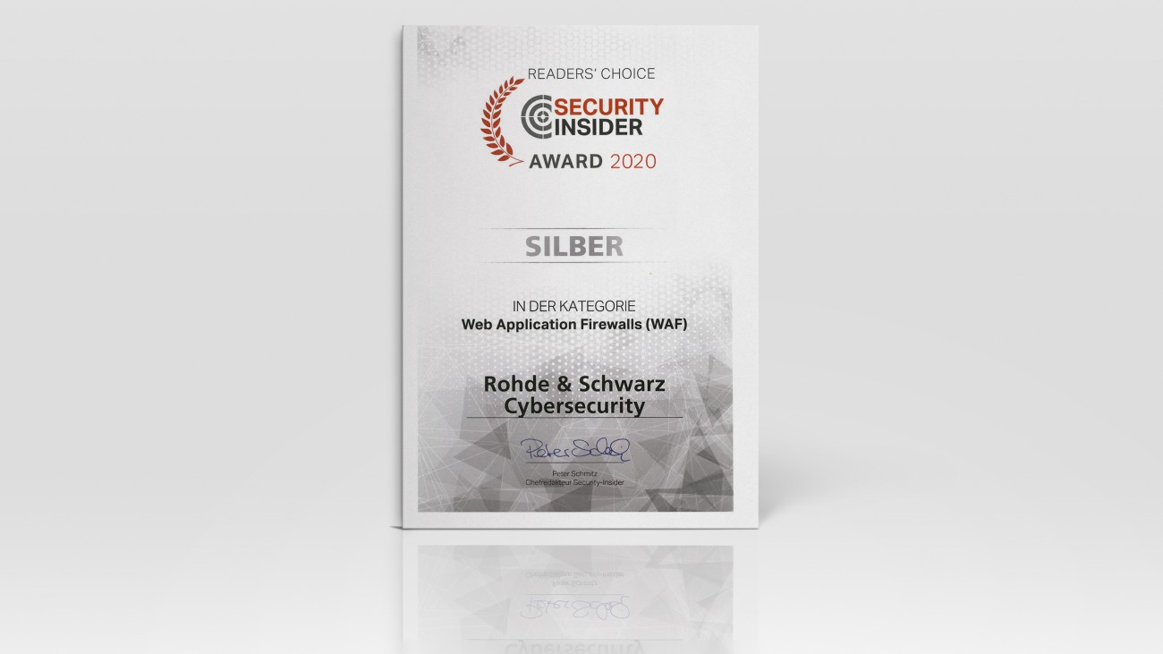 Security Insider Award 2020 Security Insider Award 2020