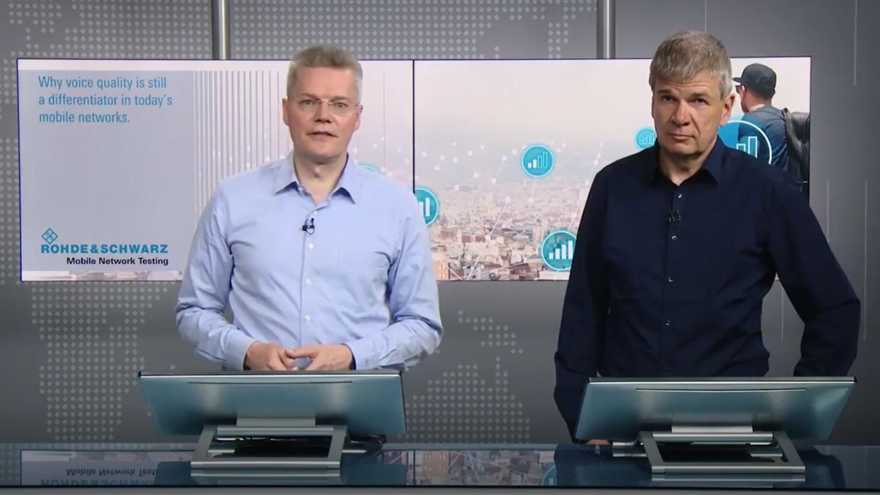 Rohde und Schwarz Webinar voice quality Rohde und Schwarz Webinar voice quality