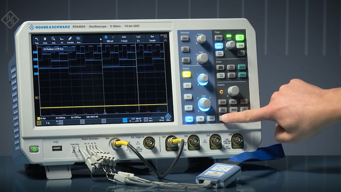 Osciloscopio digital - RTA4000 - ROHDE & SCHWARZ GMBH & CO. KG - de  sobremesa / para la industria aeronáutica