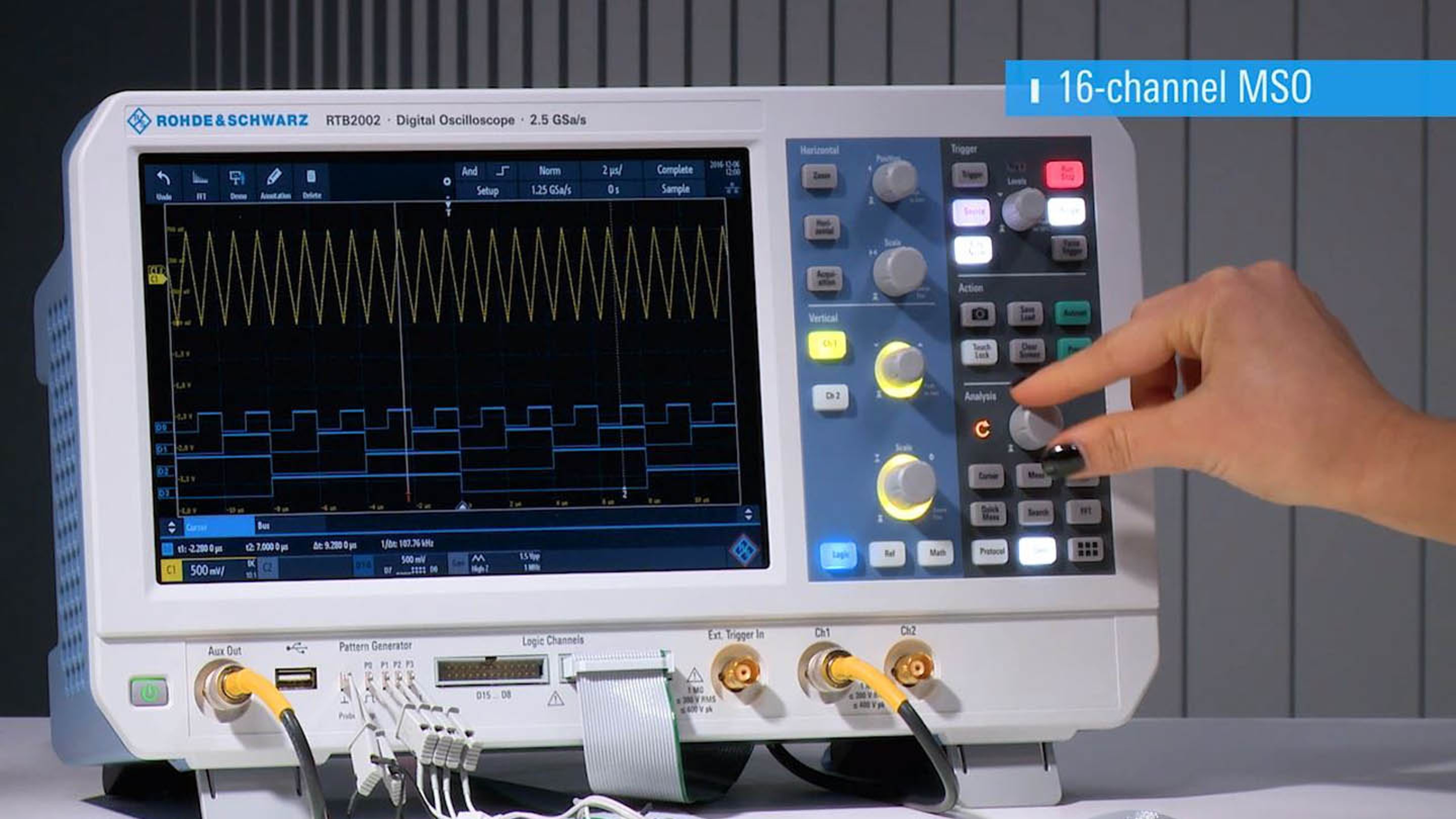 R&S®RTB2000 Video logic analyzer Rohde & Schwarz