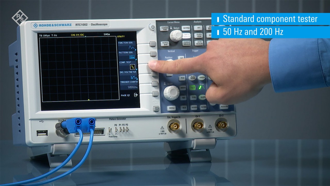 R&S®RTC1000 Component testing Rohde & Schwarz