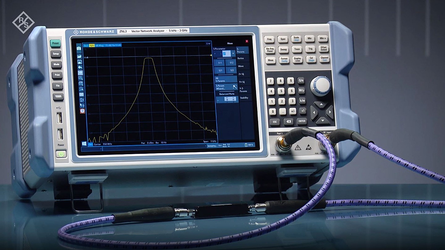 The R&S®ZNL vector network analyzer offers solid performance