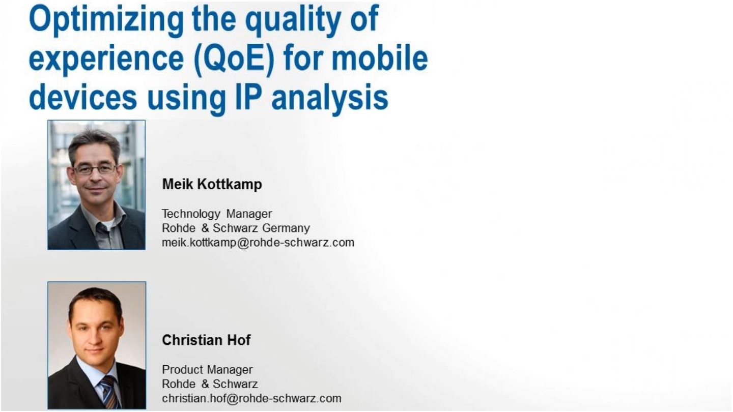 Optimizing the Quality of Experience (QoE) for Mobile Devices Using IP Analysis