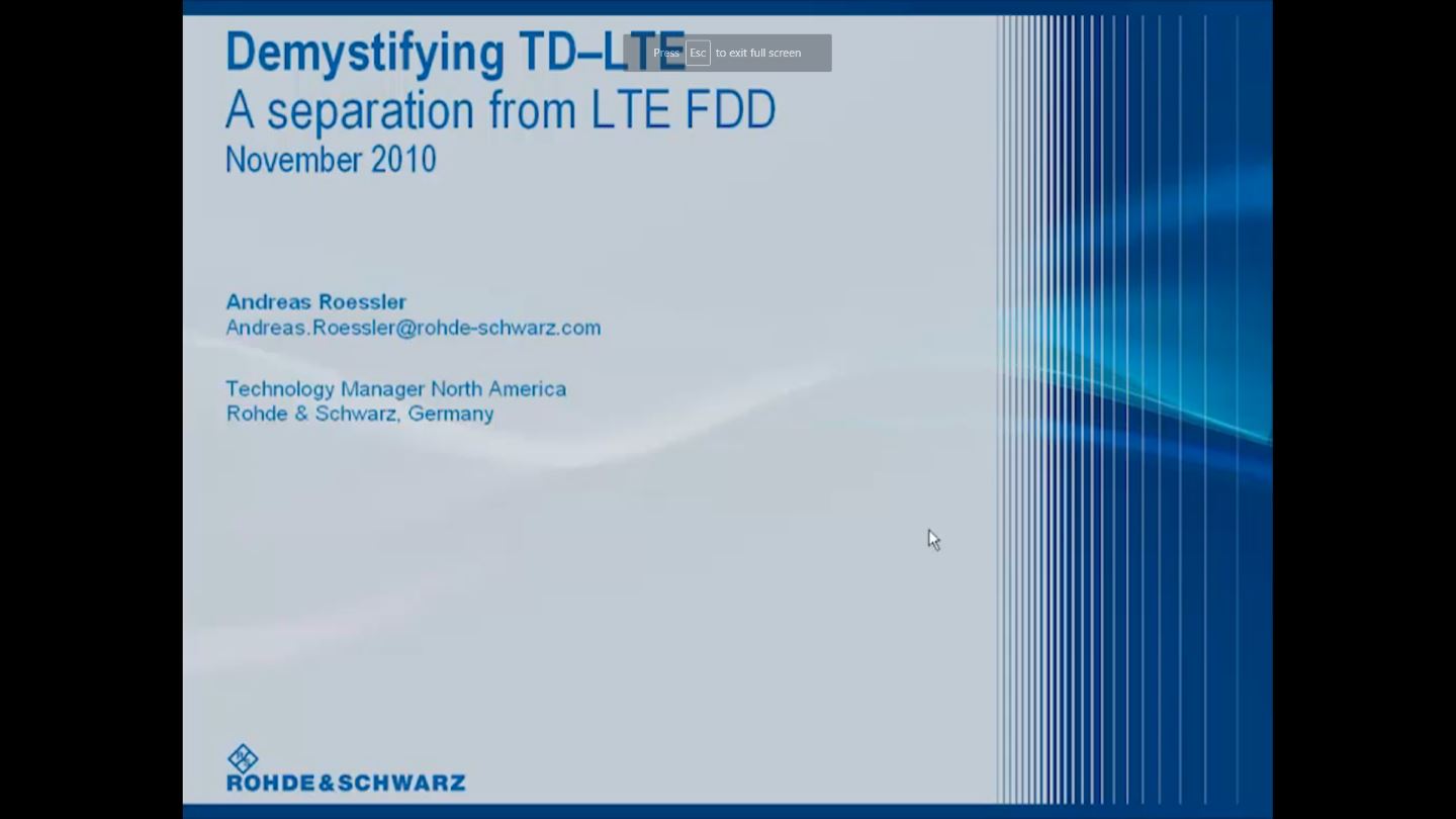 Описание TD-LTE