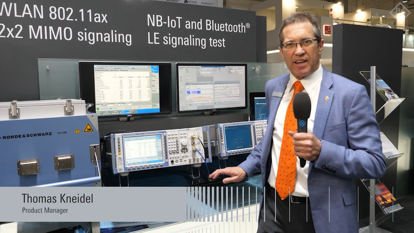 First one box solutions for WLAN 802.11ax MIMO signaling test presented at GSMA MWC 2019