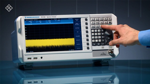 R&S®FPC1000 spectrum analyzer offers easy virtual control