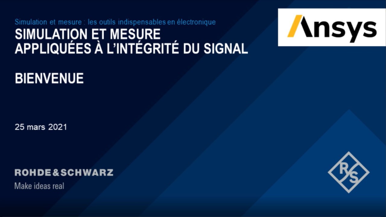 Webinar : Simulation et mesure dédiées à l’intégrité du signal