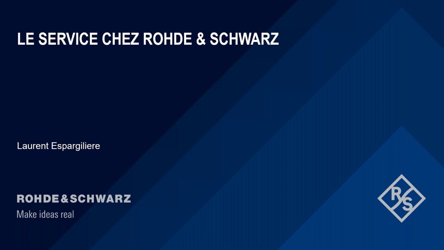 Le service par Rohde & Schwarz