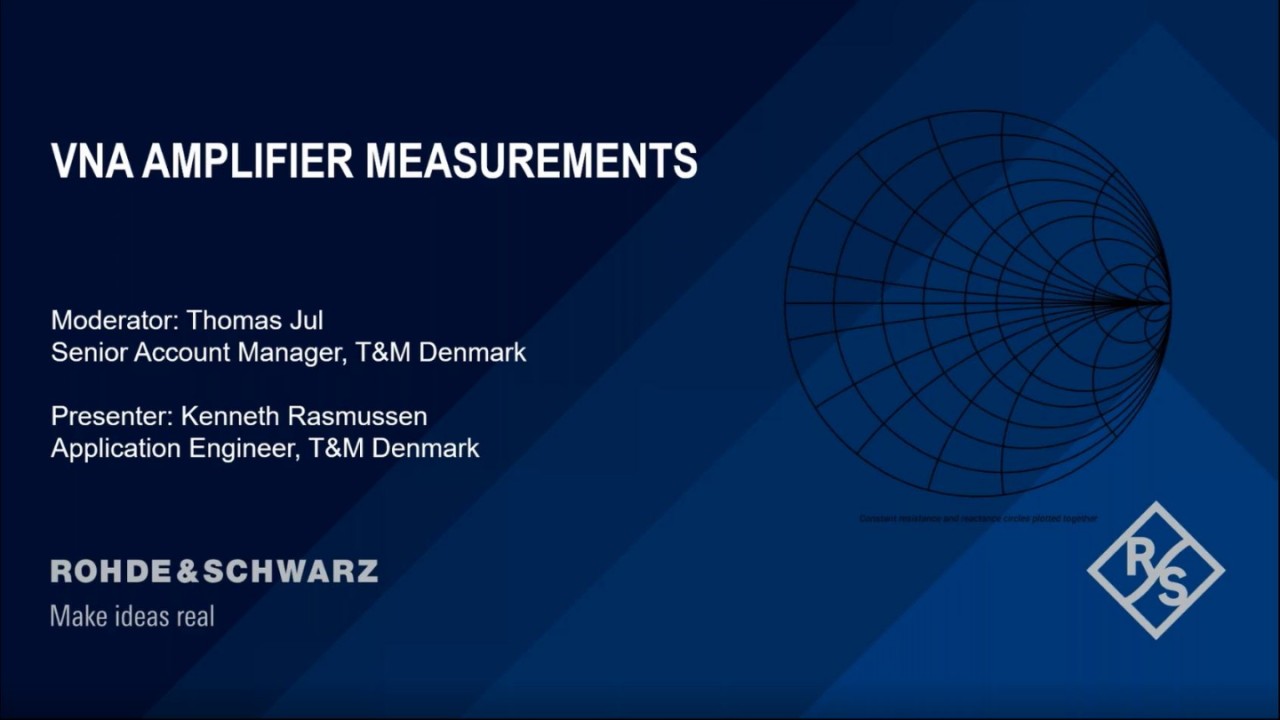 Amplifier Measurements with Vector Network Analyzer