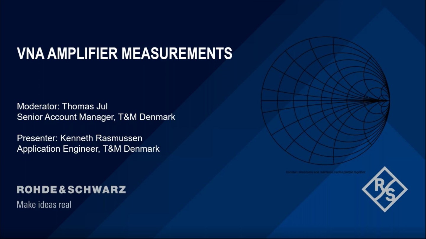 Amplifier measurements with Vector Network Analyzer