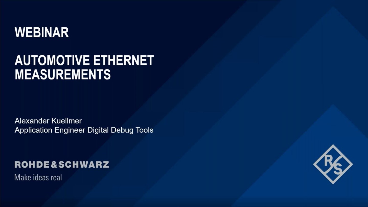 Automotive Ethernet Measurements