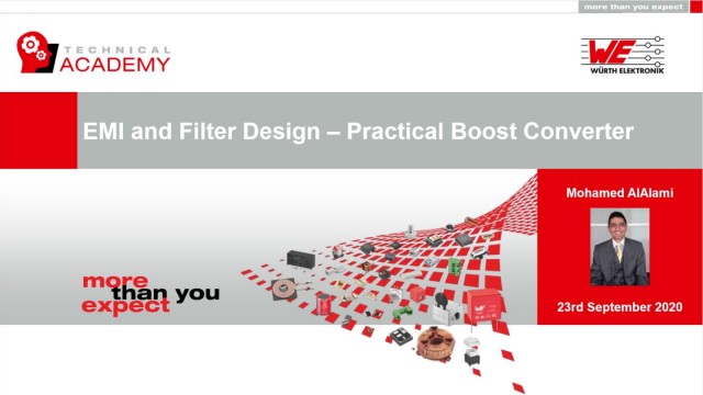 EMI & Filter design – Practical Boost converter