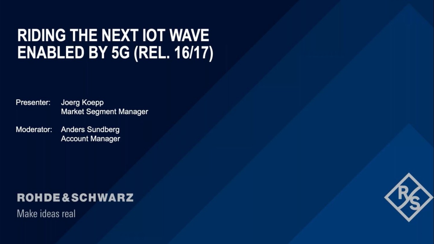 Riding the next IoT wave enabled by 5G (Rel.16/17)